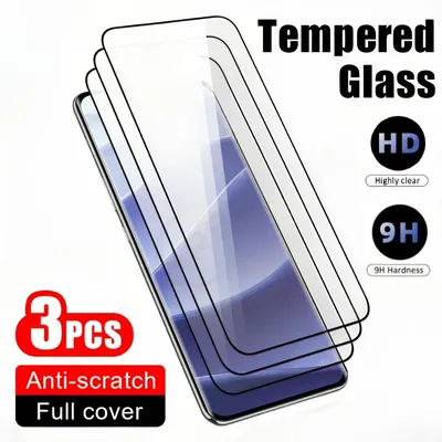 3Pcs Volle Abdeckung Gehärtetem Glas Film Für Redmi Hinweis 14 13 12 11 Pro 14S 12S 5G Screen Protectors Für Redmi 14C 14R 13C 12C 10A 9A
