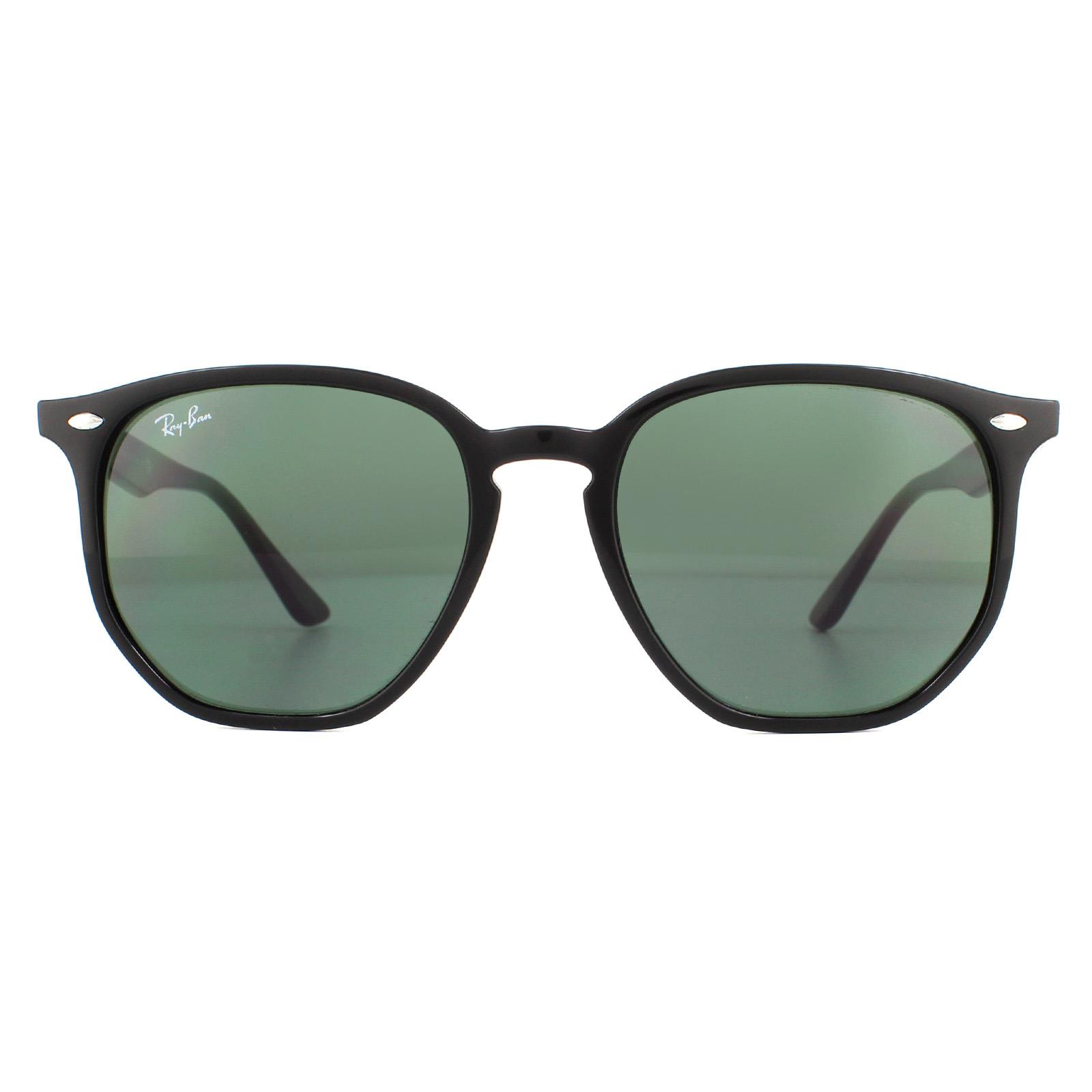 Lunettes De Soleil Ray-Ban RB4306 601/71 Noir Vert Foncé Image