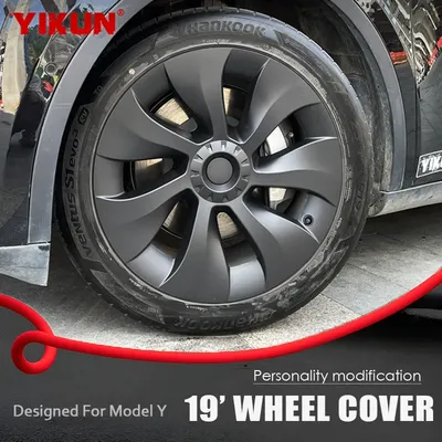 4PCS Wheel Cover for Tesla Model Y Performance Replacement 19 Inch hubcaps Automobile Hubcap Full