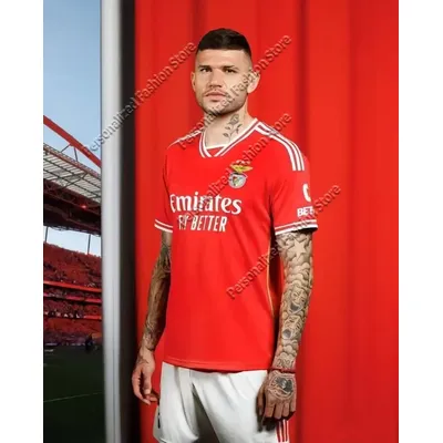 2025 Latest Benfica Home and Away Football Jersey 3D Printing Breathable and Comfortable Outdoor