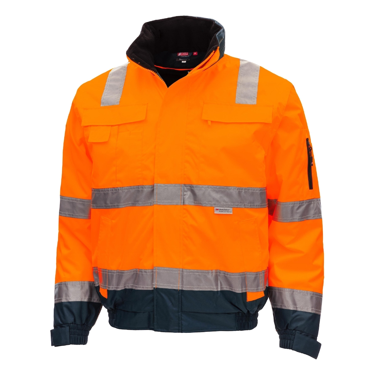 AS Arbeitsschutz Nitras Warnschutz Pilotenjacke | Gr. 3XL | orange | Warnschutzjacke Image