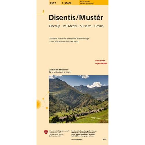 256T Disentis / Mustér Wanderkarte