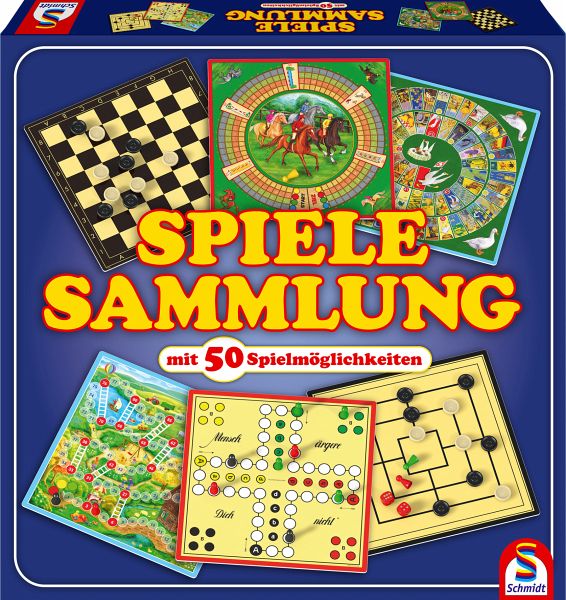 Schmidt Spiele Spiele-Sammlung mit 50 Spielen - Schmidt Spiele GmbH