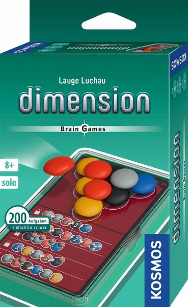 KOSMOS 683306 - Dimension Brain Games, Denkspiel, Gehirnjogging, Reisespiel - Kosmos Spiele