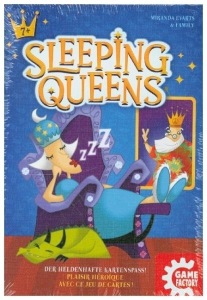 Carletto 646168 - Gamefactory, Sleeping Queens, Familienspiel, Strategiespiel - Game Factory