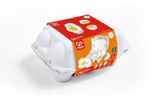 Hape E3156 - Eierkarton, Küchenspielzeug, Kaufladen - Toynamics Europe