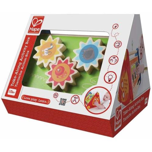 Hape E0434 - Tierische Action-Box, Motorikspielzeug, Holz - Toynamics Europe
