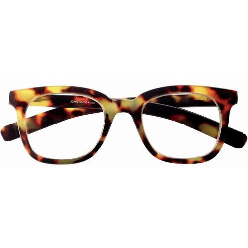 Lesebrille JOHN, havanna dunkel, +2.50 dpt