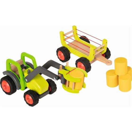 Goki 55887 - Frontlader mit Heuwagen - Gollnest & Kiesel