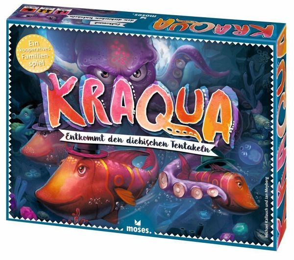 Moses MOS90355 - Kraqua, Brettspiel, Familienspiel - moses. Verlag