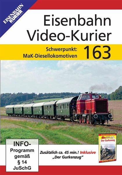Eisenbahn Video-Kurier 163 (DVD) - EK-Verlag
