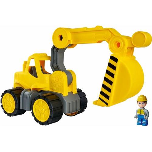 BIG 800054835 - BIG Power-Worker, Bagger + Figur, Sandspielzeug - Big