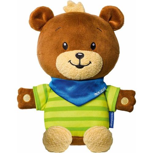 Ravensburger ministeps 4560 Kuschelbär Butz, schmuseweiches Kuscheltier zum Spielen, Schlafen und Liebhaben, 25 cm, Baby Spielzeug ab 0 Monate