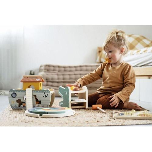 Small foot 12461 - Klopfspiel mit Xylophon Safari, 2in1, Musikspielzeug/Motorikspielzeug - Legler / small foot