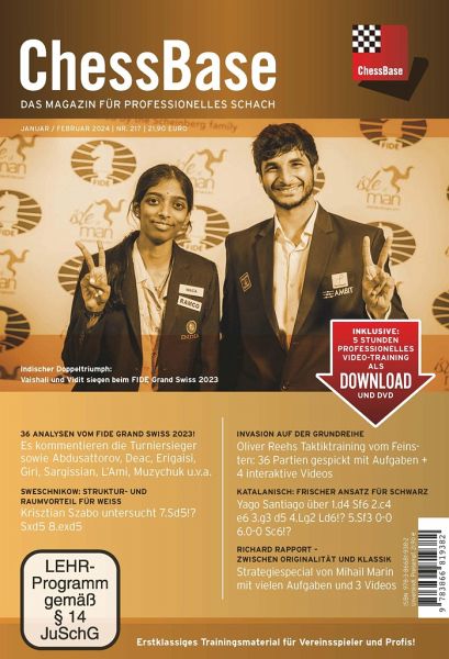 ChessBase Magazin #217 (Januar/Februar 2024) (PC) - ChessBase