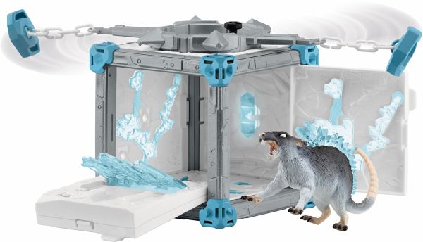 Schleich 42676 - Eldrador Creatures, BattleCave Eisratte, Spielset - Schleich