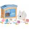 Moose Toys 300212 - Little Live Pets, Mama Surprise Spielset Interaktiv, Hasen-Mama mit 3 Häschen-Babys und Zubehör - Invento