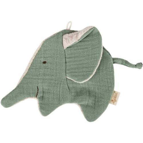 sigikid 39798 - Musselin Knistertuch Elefant Tiny Tissues, Materialmix, Babyspielzeug - sigikid