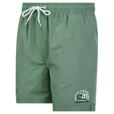 Swim Shorts Satria Microfibre Twill Swim Shorts in Sea Spray Green / M - Tokyo Laundry