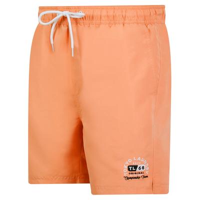 Swim Shorts Satria Microfibre Twill Swim Shorts in Shrimp Pink / XL - Tokyo Laundry
