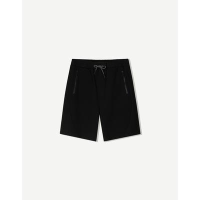Bershka Technical Bermuda Shorts Men Xs Black