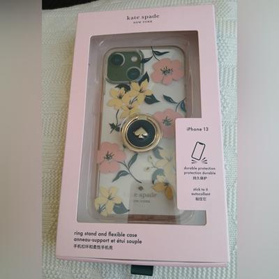 Kate Spade Cell Phones & Accessories | Kate Spade Floral Iphone 13 Case With Ring Stand - Pink And Yellow | Color: Pink/Yellow | Size: Os