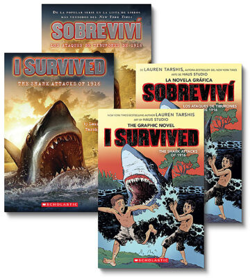 I Survived the Shark Attacks of 1916 Bilingual Value Pack (paperback) - by Lauren Tarshis