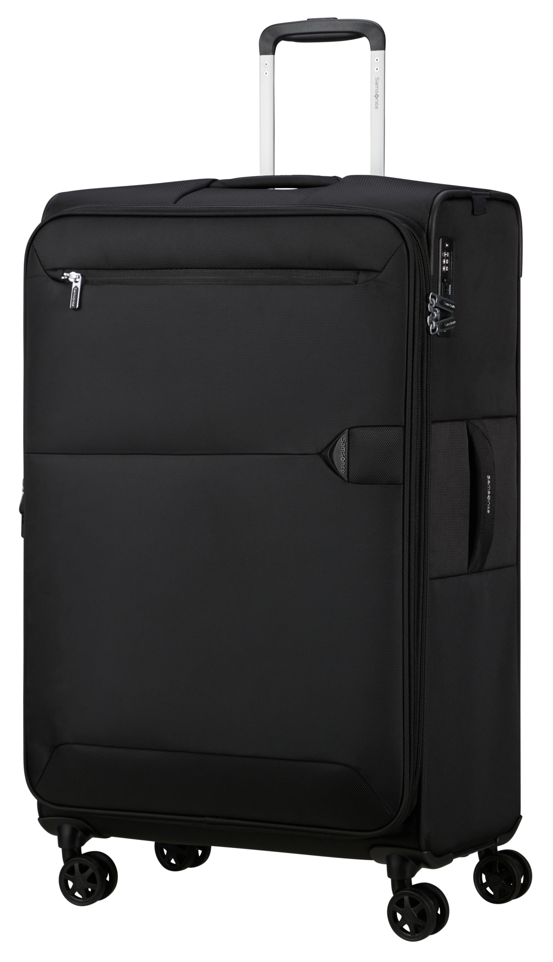 Weichgepäck-Trolley SAMSONITE "URBIFY, verschiedene Größen", Gr. B/H/T: 48 x 78 x 30 107, schwarz, Recycle-Polyester, Elegant, Koffer, Koffer Reisegepäck Weichgepäckkoffer Volumenerweiterung Image