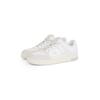 Sneaker CALVIN KLEIN JEANS "BASKET CUP LOW LACEUP LTH MIX", Herren, Gr. 45, weiß (weiß kombiniert), Leder, sportlich, Schuhe, Basket-Sneaker, Schnürschuh, Halbschuh, Freizeitschuh mit CK Logo