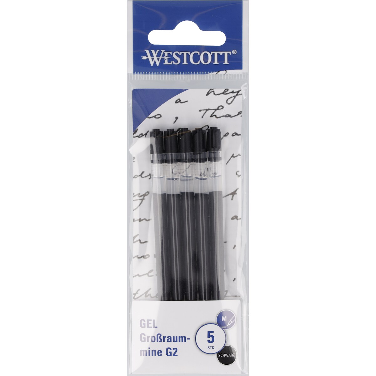 Westcott Gelmine G2 E-733497 00 M schwarz 5 Stück Image