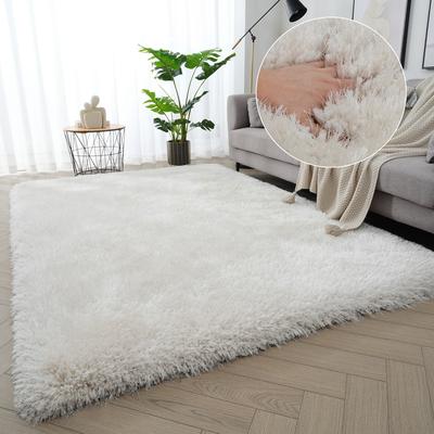 Hochflor-Teppich "Micro exclusiv Teppich, sehr hoher Flor, weich durch Mikrofaser" Gr. 6, beige (creme), B:200cm H:78mm L:300cm, Kunstfaser, GUIDO MARIA KRETSCHMER HOME & LIVING, Teppiche, sehr weich, flauschig, uni, Wohnzimmer, Schlafzimmer,... Image
