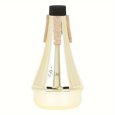 TEMU Trumpet Mute By , Professional Abs Practice Mute For , Sound Dampening - Black, Golden, And Options