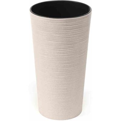 Siena Garden - Pflanzgefäß locon groove, creme Rillenoptik, Rillenoptik, ø 30 x 57 cm Image