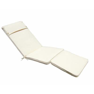 Langes Außenkissen im abnehmbaren Polyester 175x49 cm für Bett - Beige Image