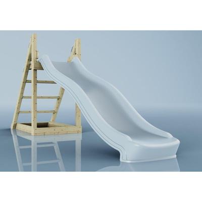 OutdoorToys Rutsche Tiger Kinderrutsche outdoor aus Holz in Blau, Rutsche outdoor freistehende Image