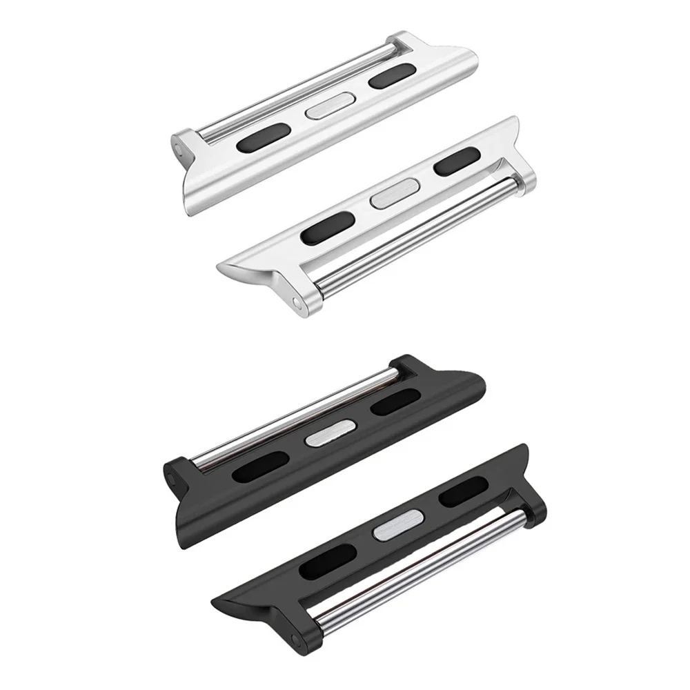 2/4/6 Stück Anschluss für Apple Watch Band Serie 10 9 8 7 6 5 4 3 SE 44/40 mm 42 mm 41 mm 46 mm 45 mm Metalladapter iwatch Ultra2 49 mm Image