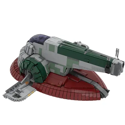 NEUE 4064PCS Berühmte raum Film Boba der Slave patrouille angriff handwerk Modell kreative ideen Image