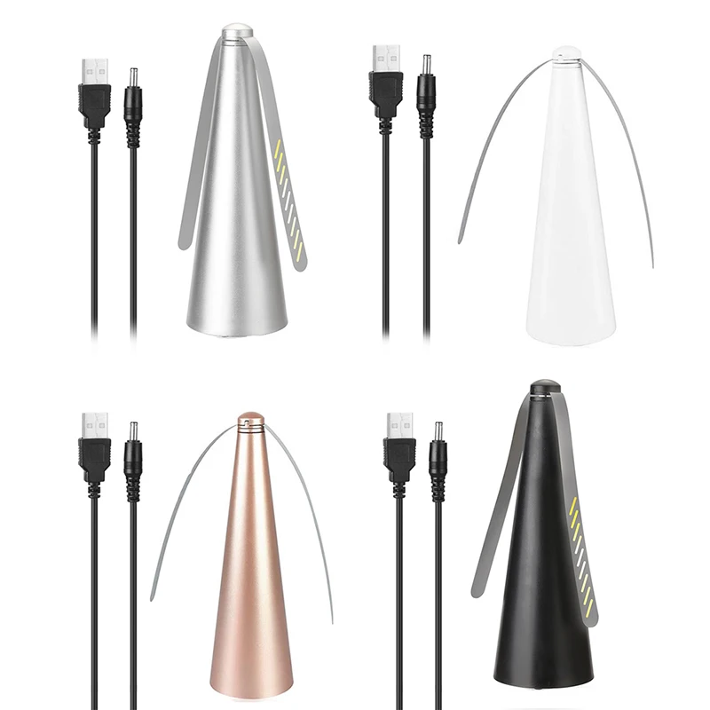 Wiederaufladbarer multifunktionaler Fliegenschutz für den Außenbereich, 360° ° Rotationsventilator vom Typ Lebensmittelschutz Pest Drive Away Tischventilator Image