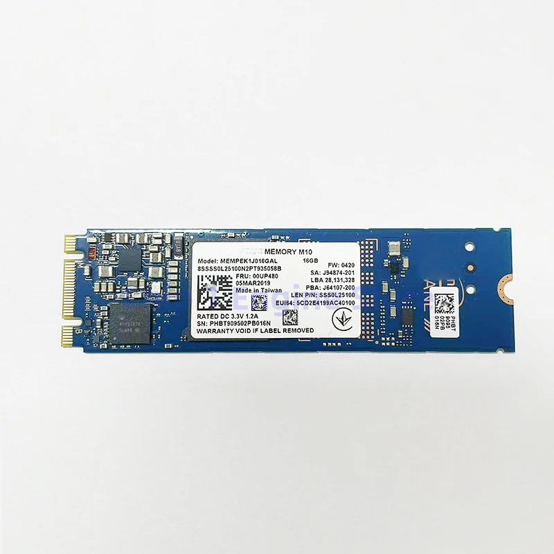 Neuer und originaler Speicher M10 M.2 2280 16 GB SSD PCIE NVME 3.0X2 Internes Solid-State-Laufwerk für Intel Optane Memory Image