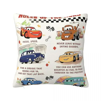 Autos Regeln der Straße Kissen bezug weiche Polyester Kissen bezug McQueen Sally Kissen bezug Sitz Image