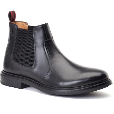 Base London Bloom Schwarze Herrenlederstiefel Image
