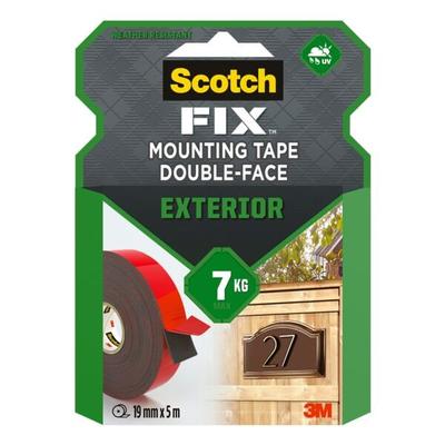 Scotch Doppelseitiges Außenmontageband »FIX« 19 mm/5 m schwarz