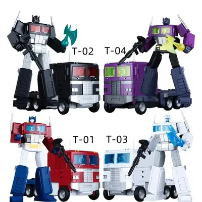 30CM Transformation Optimus PrimeCommander T-01T-02 T-03 T-04 G1 Action Figure Garage Kit Model Toy Boy's Gift