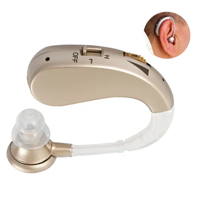 Portable Rechargeable Digital Hearing Aid Adjustable Tone Best Sound Amplifier Deaf Elderly BTE