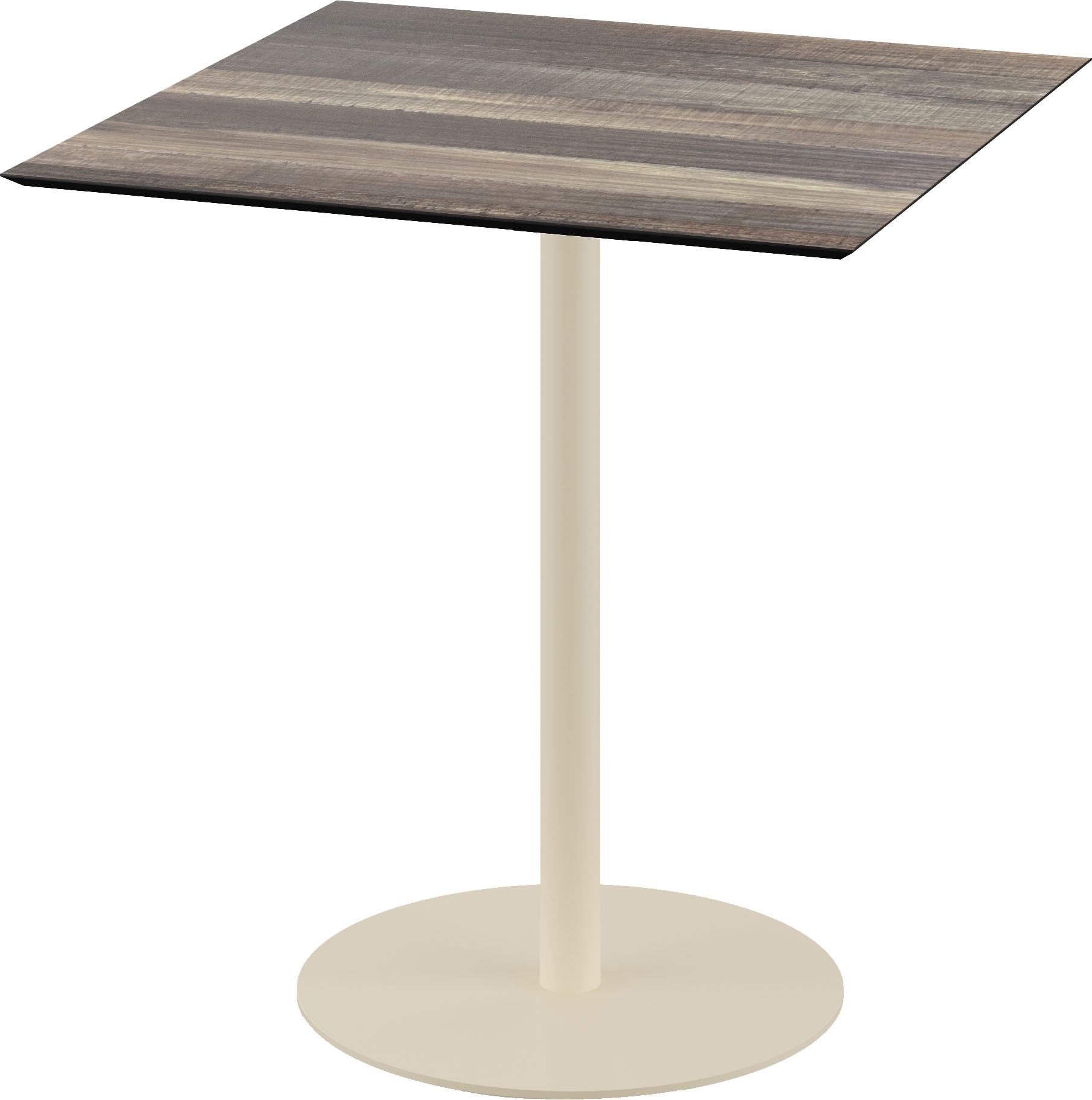 Klapptisch ESSENTIALS "Urban", beige (sand, tropical wood, sandfarben), B:70cm H:73,2cm T:70cm, Pulverbeschichteter Stahl, Tische, Klapptisch, in verschiedenen Ausführungen
