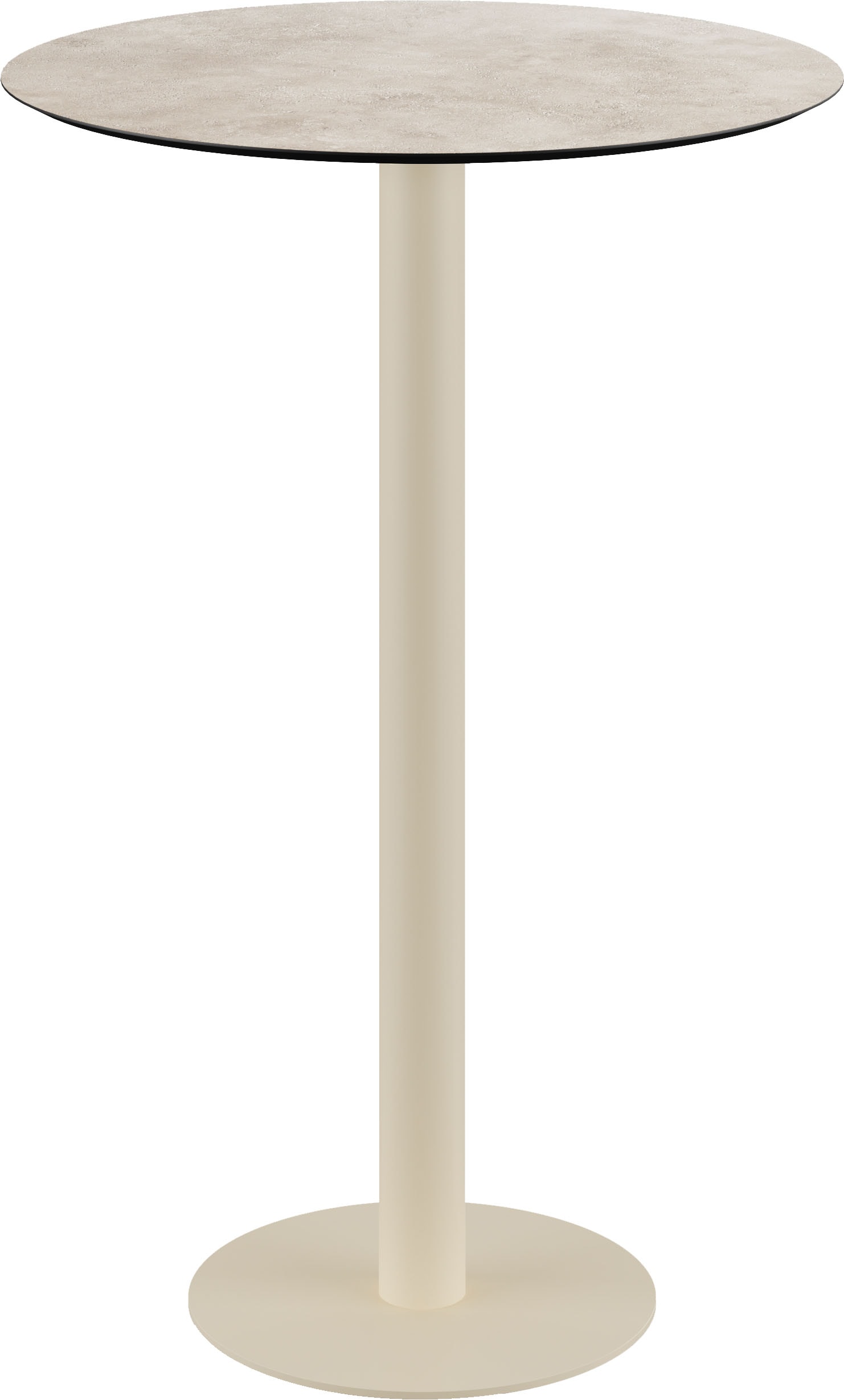 Klapptisch ESSENTIALS "Urban", beige (sand, moonstone, sandfarben), B:70cm H:109,2cm T:70cm, Pulverbeschichteter Stahl, Tische, Klapptisch, in verschiedenen Ausführungen