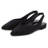 Ballerina LASCANA, Damen, Gr. 40, schwarz, Obermaterial: 100% Textilmaterial. Futter: 100% Lederimitat. Decksohle: 100% Lederimitat. Laufsohle: 100% Synthetik, unifarben, Strukturmuster, feminin, Schuhe Slingpumps, Sling-Ballerina mit elastischem...
