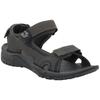 Sandale JACK WOLFSKIN "LAKEWOOD CRUISE SANDAL M", Gr. 42, grau (phantom), Synthetik, sportlich, Schuhe, mit Klettverschluss