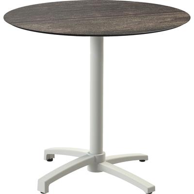 Klapptisch ESSENTIALS "X cross", sand, riverwashed wood, sandfarben, B:70cm H:70cm T:74cm, Aluminium/HPL Tischplatte, Tische, in verschiedenen Ausführungen Image
