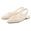 Ballerina LASCANA, Damen, Gr. 39, beige, Obermaterial: 100% Textilmaterial. Futter: 100% Lederimitat. Decksohle: 100% Lederimitat. Laufsohle: 100% Synthetik, unifarben, Strukturmuster, feminin, Schuhe Slingpumps, Sling-Ballerina mit elastischem...